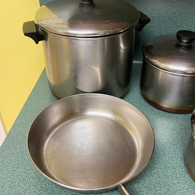 Six Piece Revere Cookware Lot