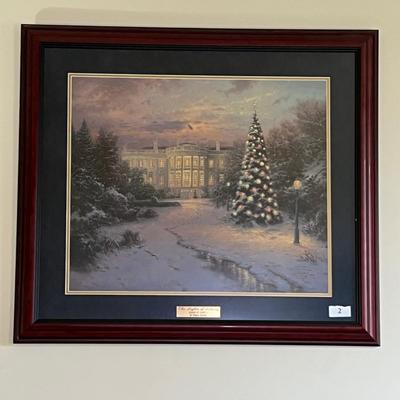 Thomas Kincade Framed Print Art 