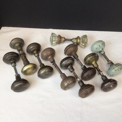 623 Vintage Doorknobs with Shafts Lot