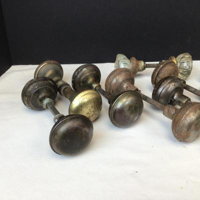 623 Vintage Doorknobs with Shafts Lot