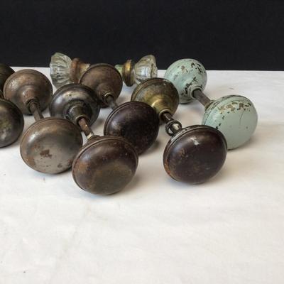623 Vintage Doorknobs with Shafts Lot