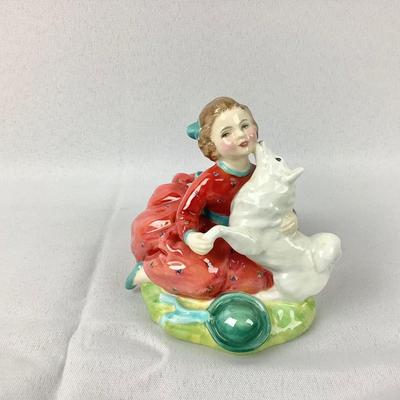 Lot 575 Royal Doulton â€œ Home Again â€œ Porcelain Figurine, made in England