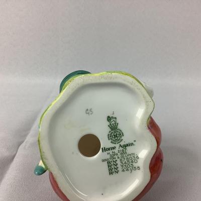 Lot 575 Royal Doulton â€œ Home Again â€œ Porcelain Figurine, made in England