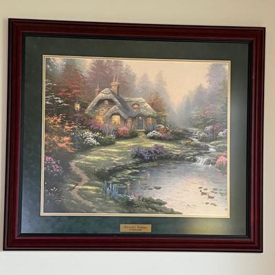 Thomas Kincade Framed Print Art 