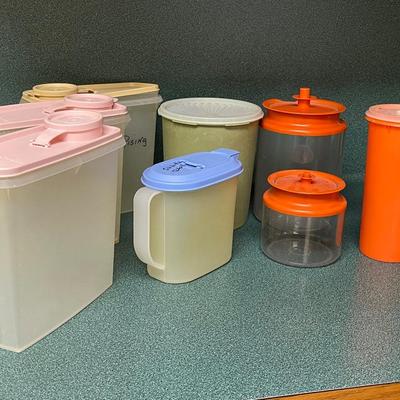 Tupperware Canister & Pitcher Lot