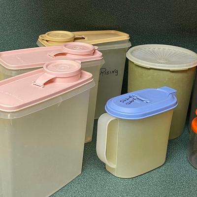 Tupperware Canister & Pitcher Lot