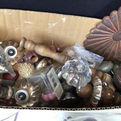 624 Assorted Hardware Lot Knobs, Handles, Finials