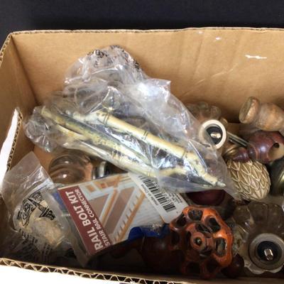 624 Assorted Hardware Lot Knobs, Handles, Finials