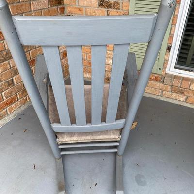Vintage wooden porch rocker