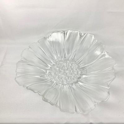 Lot 590 Beautiful Mikasa Sunflower Frost Round Crimped Centerpiece Bowl, made in Germany
