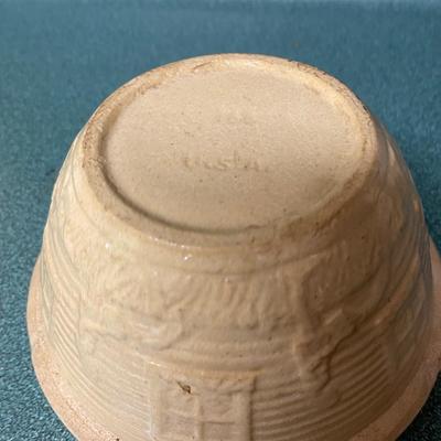 Vintage USA Pottery Glazed Bowl