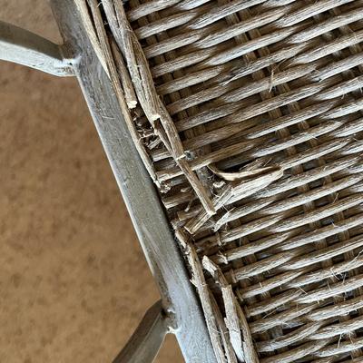 Vintage Metal Vanity bench