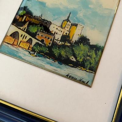 Lot of 3 small framed prints