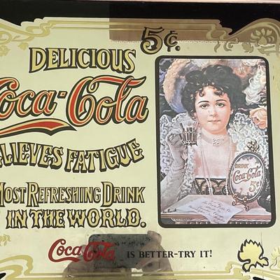 Vintage Coca Cola Mirror
