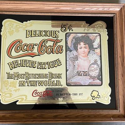 Vintage Coca Cola Mirror