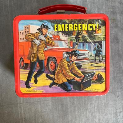 1973 â€œEmergencyâ€ Lunch Box and Thermos. Rare