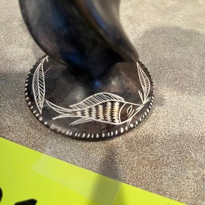 Mexican stone candle holder