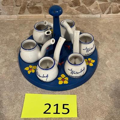 German Pipe shot glasses