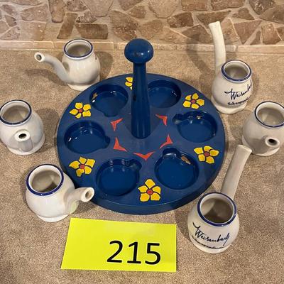 German Pipe shot glasses