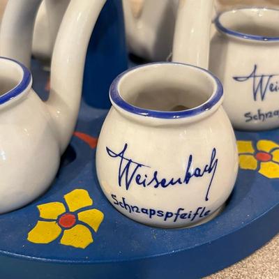 German Pipe shot glasses