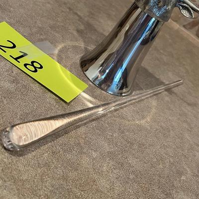 Bull Shot glass w/ Martini stick
