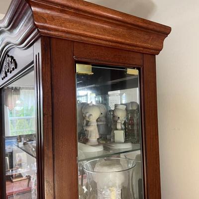 Wooden Curio Cabinet