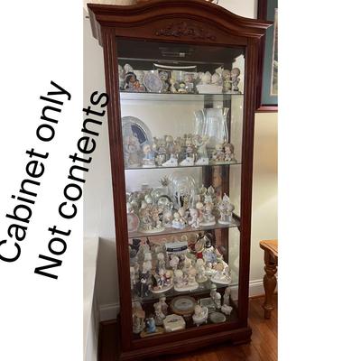 Wooden Curio Cabinet