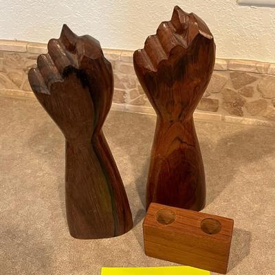 Wood hands