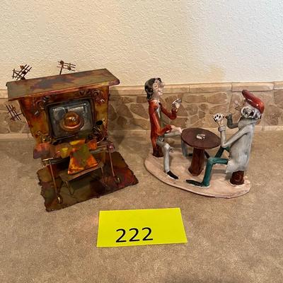 Vintage scenery figures