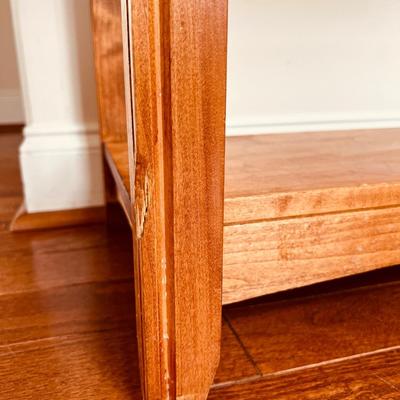 Wooden Hall Table 2 Drawers