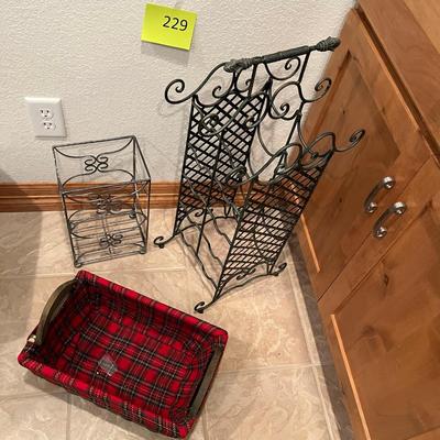 Lot of wine racks