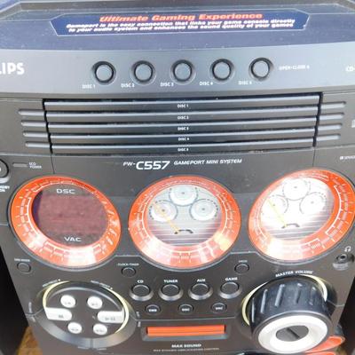 AWESOME PHILIPS GAMER STEREO SYSTEM, TESTED AND WORKS WITH AMAZING SOUND!