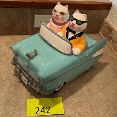 57 Chevy w/ Cats Cookie Jar