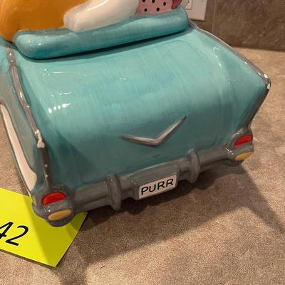 57 Chevy w/ Cats Cookie Jar