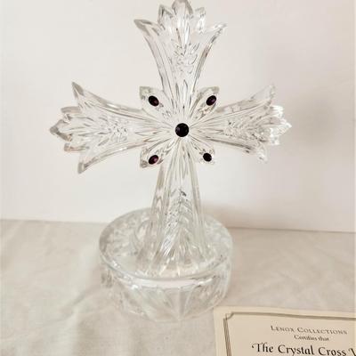 Lot #76  LENOX Crystal Cross Votive
