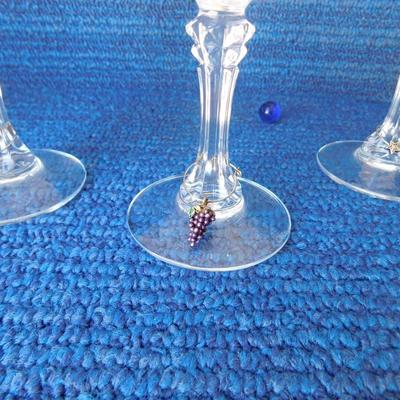 BEAUTIFUL ASSORTMENT OF LEAD CRYSTAL ITEMS, SOME BLUE MARBLES AND A TOUCH OF SILVER PLATE
