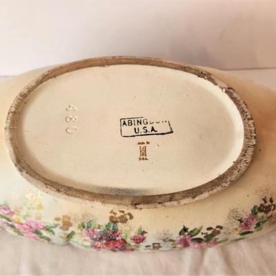 Lot #78  Piece of Vintage ABINGDON Pottery - Compote