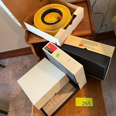 Slide Picture tray & boxes