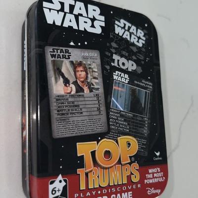 Star wars "top trumps play discover card game" by disney