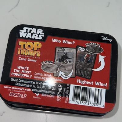 Star wars "top trumps play discover card game" by disney