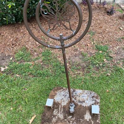 Copper butterfly sprinkler