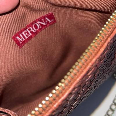 Cute brown chain side purse