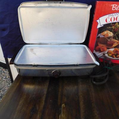 NEAT OLD GENERAL ELECTRIC WAFFLE/GRILL WITH ORIGINAL PAPERWORK AND MORE