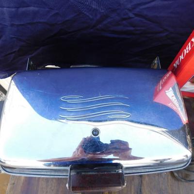 NEAT OLD GENERAL ELECTRIC WAFFLE/GRILL WITH ORIGINAL PAPERWORK AND MORE