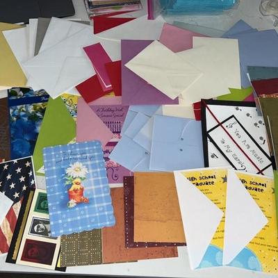 lot of envelopes and greeting cards
