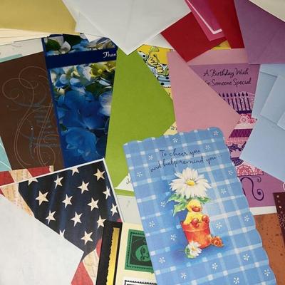 lot of envelopes and greeting cards