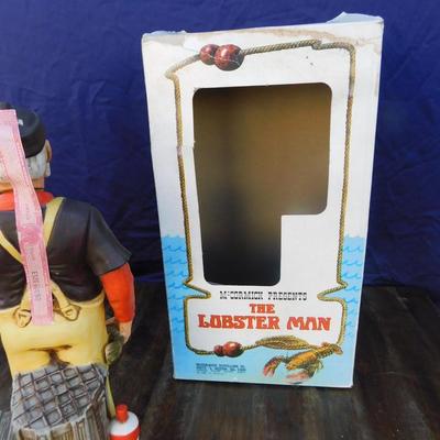 McCORMICK'S THE LOBSTER MAN DECANTER FROM 1979