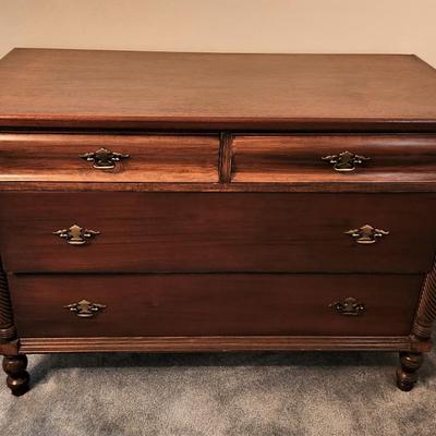 Lot # 80  Nice Vintage Chest of Drawers