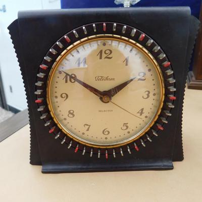 SUPER COOL OLD TELECHRON SELECTOR CLOCK AND WESTCLOX CLOCKS AND OTHER NEAT VINTAGE ITEMS