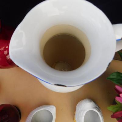 BEAUTIFUL CRANBERRY VASES, CUTE AVON DUCK PLANTERS & MORE